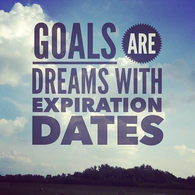 goals expiration dates