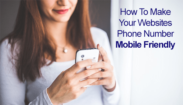 Make Website Phone Number Mobile Friendly | Frank Deardurff | That One