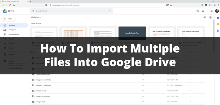 how to download multiple files from google drive