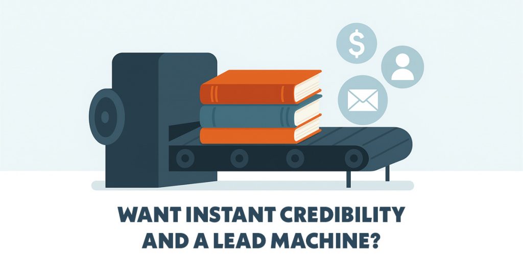 Want Instant Credibility and a Lead Machine? 1 Want Instant Credibility and a Lead Machine? Write the book!