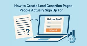 lead generation pages