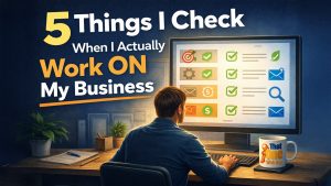 working on your business