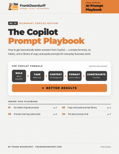 Cover of The Microsoft Copilot Prompt Playbook